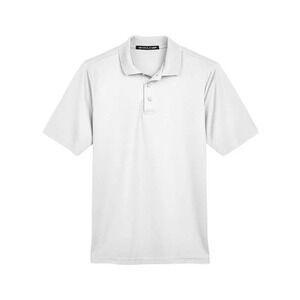 Devon & Jones Men's DG20 CrownLux Performance Plaited Polo - White‎ - XS